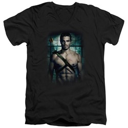 Green Arrow - Mens Shirtless V-Neck T-Shirt