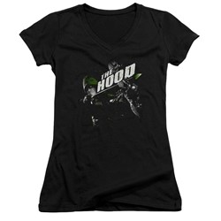 Green Arrow - Womens Take Aim V-Neck T-Shirt