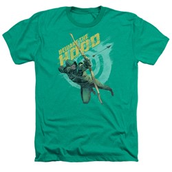 Green Arrow - Mens Beware Heather T-Shirt