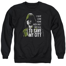 Green Arrow - Mens Save My City Sweater