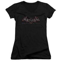 Batman - Womens  Logo V-Neck T-Shirt