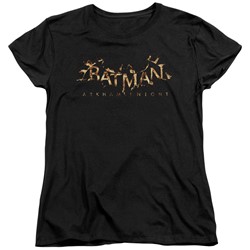 Batman - Womens Ak Flame Logo T-Shirt