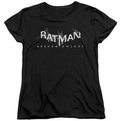 Batman - Womens Ak Splinter Logo T-Shirt