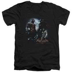 Batman - Mens Face Off V-Neck T-Shirt