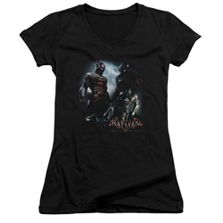 Batman - Womens Face Off V-Neck T-Shirt