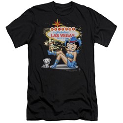 Betty Boop - Mens Welcome Las Vegas Slim Fit T-Shirt