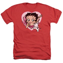 Betty Boop - Mens I Love Betty Heather T-Shirt