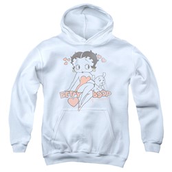 Betty Boop - Youth Classic With Pup Pullover Hoodie