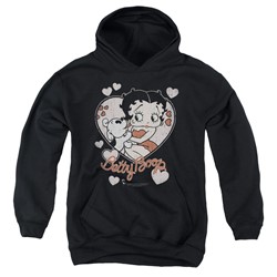 Betty Boop - Youth Classic Kiss Pullover Hoodie