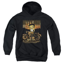 Betty Boop - Youth Rebel Rider Pullover Hoodie