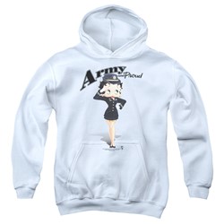 Betty Boop - Youth Army Boop Pullover Hoodie