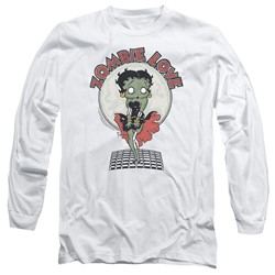 Betty Boop - Mens Breezy Zombie Love Long Sleeve T-Shirt