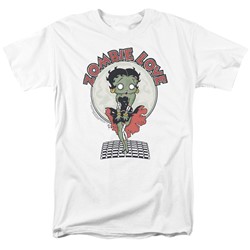 Betty Boop - Mens Breezy Zombie Love T-Shirt