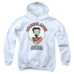 Betty Boop - Youth Breezy Zombie Love Pullover Hoodie