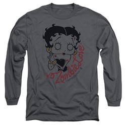 Betty Boop - Mens Classic Zombie Long Sleeve T-Shirt