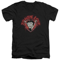 Betty Boop - Mens Heart You Forever V-Neck T-Shirt