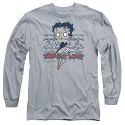 Betty Boop - Mens Zombie Pinup Long Sleeve T-Shirt