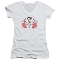 Betty Boop - Womens Bb Dance V-Neck T-Shirt