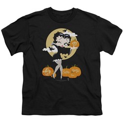 Betty Boop - Big Boys Vamp Pumkins T-Shirt