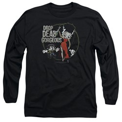 Betty Boop - Mens Drop Dead Gorgeous Long Sleeve T-Shirt