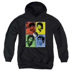 Bruce Lee - Youth Enter Color Block Pullover Hoodie