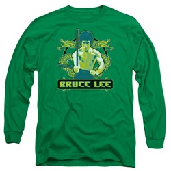 Bruce Lee - Mens Double Dragons Long Sleeve T-Shirt