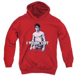 Bruce Lee - Youth Lee Works Out Pullover Hoodie