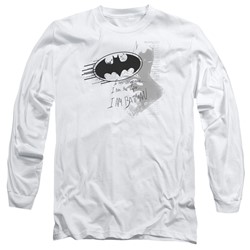 Batman - Mens I Am Vengeance Long Sleeve T-Shirt