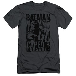 Batman - Mens Caped Crusader Slim Fit T-Shirt