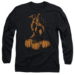 Batman - Mens A Bat Among Pumpkins Long Sleeve T-Shirt