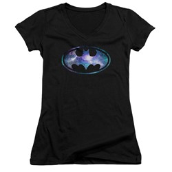 Batman - Womens Galaxy 2 Signal V-Neck T-Shirt