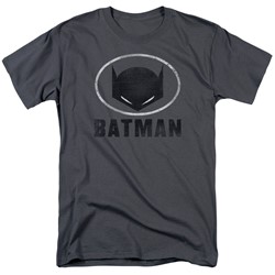 Batman - Mens Mask In Oval T-Shirt