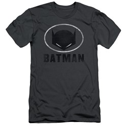 Batman - Mens Mask In Oval Slim Fit T-Shirt