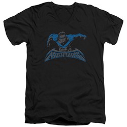 Batman - Mens Wing Of The Night V-Neck T-Shirt