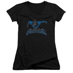 Batman - Womens Wing Of The Night V-Neck T-Shirt