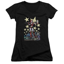 Batman - Womens Hammer Time V-Neck T-Shirt