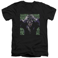 Batman - Mens Insanity V-Neck T-Shirt
