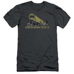 Batman - Mens Gotham Skyline Slim Fit T-Shirt