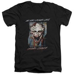 Batman - Mens Just For Laughs V-Neck T-Shirt
