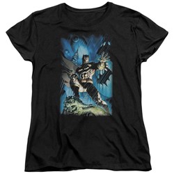 Batman - Womens Stormy Dark Knight T-Shirt