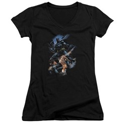 Batman - Womens Gotham Knight V-Neck T-Shirt