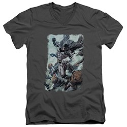 Batman - Mens Punch V-Neck T-Shirt