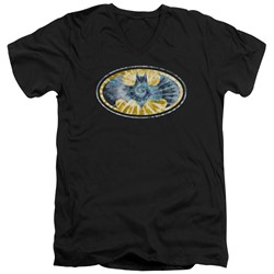 Batman - Mens Tie Dye 3 V-Neck T-Shirt