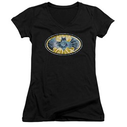 Batman - Womens Tie Dye 3 V-Neck T-Shirt