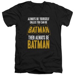 Batman - Mens Be Batman V-Neck T-Shirt