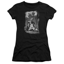 Batman - Womens Sketchy Shadows T-Shirt