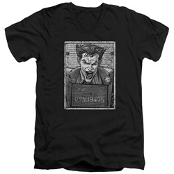 Batman - Mens Joker Inmate V-Neck T-Shirt