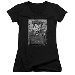 Batman - Womens Joker Inmate V-Neck T-Shirt
