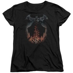 Batman - Womens Smoke & Fire T-Shirt