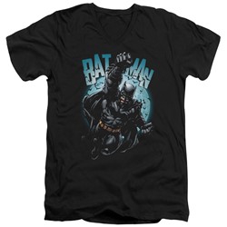 Batman - Mens Moon Knight V-Neck T-Shirt